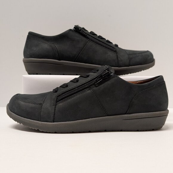 Vionic Abigail Lace-up Arch Supportive Shoe in Black - Picture 9 of 16